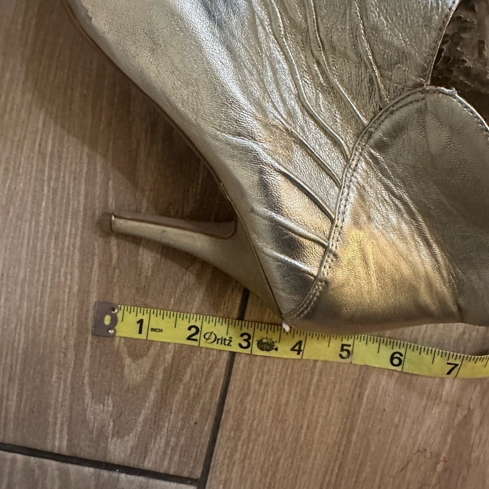 Gold Booties​​ - Picture 2 of 4